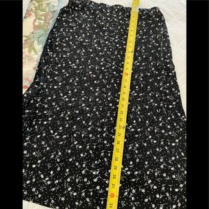 Skirtology Maxi skirt, Black and white colors, 2 “